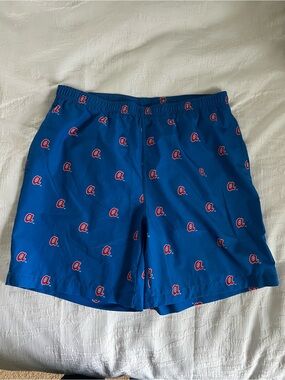 MLB Cooperstown collection Atlanta Braves men’s swim trunks size l
